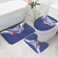 Samoa Rugby Bathroom Set Pacific Motifs - Polynesian Pride