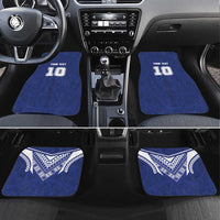 Custom Samoa Rugby Car Mats Pacific Motifs - Polynesian Pride