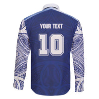 Custom Samoa Rugby Family Matching Short Sleeve Bodycon Dress and Hawaiian Shirt Pacific Motifs LT03 - Polynesian Pride