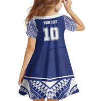 Custom Samoa Rugby Family Matching Summer Maxi Dress and Hawaiian Shirt Pacific Motifs LT03 - Polynesian Pride