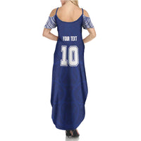 Custom Samoa Rugby Family Matching Summer Maxi Dress and Hawaiian Shirt Pacific Motifs LT03 - Polynesian Pride