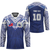Custom Samoa Rugby Hockey Jersey Pacific Motifs LT03 - Polynesian Pride