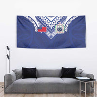 Samoa Rugby Tapestry Pacific Motifs - Polynesian Pride
