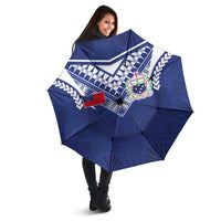 Samoa Rugby Umbrella Pacific Motifs - Polynesian Pride