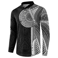 Samoan Tatau Button Sweatshirt Art Tribal Traditional Tattoos LT03 - Polynesian Pride