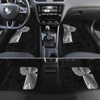 Samoan Tatau Car Mats Art Tribal Traditional Tattoos LT03 Set 4pcs Black - Polynesian Pride