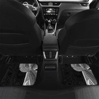 Samoan Tatau Car Mats Art Tribal Traditional Tattoos LT03 Set 2pcs - Back Black - Polynesian Pride