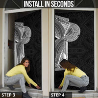 Samoan Tatau Door Cover Art Tribal Traditional Tattoos - Polynesian Pride