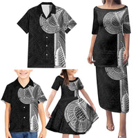 Samoan Tatau Family Matching Puletasi and Hawaiian Shirt Art Tribal Traditional Tattoos - Polynesian Pride