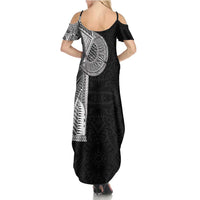 Samoan Tatau Family Matching Summer Maxi Dress and Hawaiian Shirt Art Tribal Traditional Tattoos - Polynesian Pride