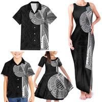 Samoan Tatau Family Matching Tank Maxi Dress and Hawaiian Shirt Art Tribal Traditional Tattoos - Polynesian Pride