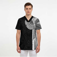 Samoan Tatau Scrub Top Art Tribal Traditional Tattoos LT03 - Polynesian Pride