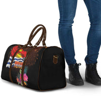 Kiribati Flag and Fireworks Travel Bag First Place Welcome the New Year - Polynesian Pride