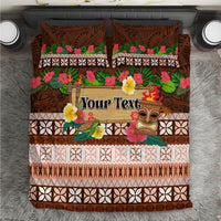 Pasifika Festival Auckland Bedding Set Polynesian Tribal with Pacific Pattern Brown Color LT03 Brown - Polynesian Pride