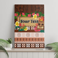 Pasifika Festival Auckland Canvas Wall Art Polynesian Tribal with Pacific Pattern Brown Color LT03 - Polynesian Pride