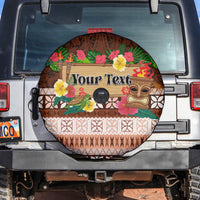 Pasifika Festival Auckland Spare Tire Cover Polynesian Tribal with Pacific Pattern Brown Color LT03 Brown - Polynesian Pride