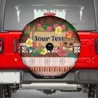 Pasifika Festival Auckland Spare Tire Cover Polynesian Tribal with Pacific Pattern Brown Color LT03 - Polynesian Pride