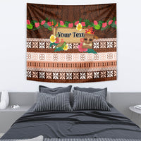 Pasifika Festival Auckland Tapestry Polynesian Tribal with Pacific Pattern Brown Color LT03 - Polynesian Pride