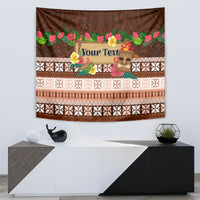 Pasifika Festival Auckland Tapestry Polynesian Tribal with Pacific Pattern Brown Color LT03 - Polynesian Pride