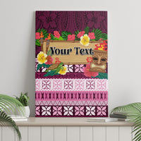 Pasifika Festival Auckland Canvas Wall Art Polynesian Tribal with Pacific Pattern Pink Color LT03 - Polynesian Pride