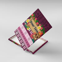 Pasifika Festival Auckland Canvas Wall Art Polynesian Tribal with Pacific Pattern Pink Color LT03 With Frame Pink - Polynesian Pride