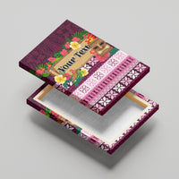 Pasifika Festival Auckland Canvas Wall Art Polynesian Tribal with Pacific Pattern Pink Color LT03 - Polynesian Pride