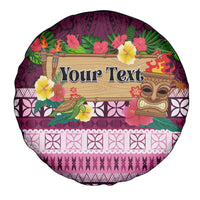 Pasifika Festival Auckland Spare Tire Cover Polynesian Tribal with Pacific Pattern Pink Color LT03 - Polynesian Pride