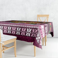 Pasifika Festival Auckland Tablecloth Polynesian Tribal with Pacific Pattern Pink Color LT03 - Polynesian Pride
