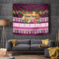 Pasifika Festival Auckland Tapestry Polynesian Tribal with Pacific Pattern Pink Color LT03 - Polynesian Pride