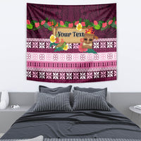 Pasifika Festival Auckland Tapestry Polynesian Tribal with Pacific Pattern Pink Color LT03 - Polynesian Pride