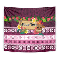 Pasifika Festival Auckland Tapestry Polynesian Tribal with Pacific Pattern Pink Color LT03 - Polynesian Pride