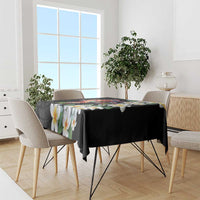 Hawaiian Lei Day Tablecloth Plumeria and Turtle with Polynesian Tribal Pattern LT03 - Polynesian Pride
