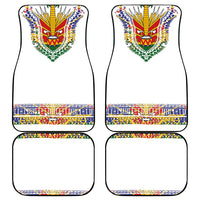 Haiti Flag Traditional Dashiki Car Mats White Color LT03 - Polynesian Pride