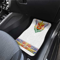 Haiti Flag Traditional Dashiki Car Mats White Color LT03 - Polynesian Pride