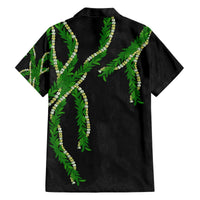 Hawaii Maile Lei Hawaiian Shirt Aloha Black Color LT03 - Polynesian Pride
