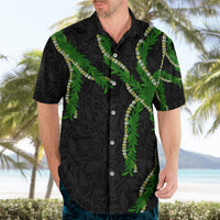 Hawaii Maile Lei Hawaiian Shirt Aloha Black Color LT03 - Polynesian Pride