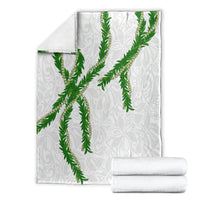 Hawaii Maile Lei Blanket Aloha White Color LT03 - Polynesian Pride