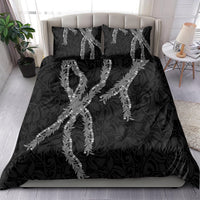 Hawaii Maile Lei Bedding Set Aloha Grayscale Color LT03 - Polynesian Pride