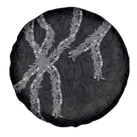 Hawaii Maile Lei Spare Tire Cover Aloha Grayscale Color LT03 - Polynesian Pride