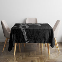 Hawaii Maile Lei Tablecloth Aloha Grayscale Color LT03 - Polynesian Pride