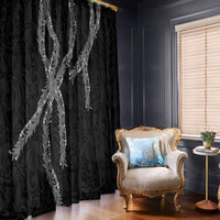 Hawaii Maile Lei Window Curtain Aloha Grayscale Color LT03 - Polynesian Pride