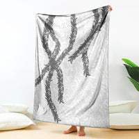 Hawaii Maile Lei Blanket Aloha The Grey Color LT03 - Polynesian Pride