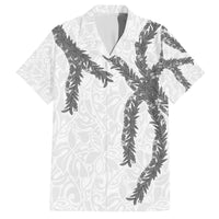 Hawaii Maile Lei Hawaiian Shirt Aloha The Grey Color LT03 Grey - Polynesian Pride
