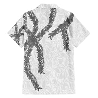 Hawaii Maile Lei Hawaiian Shirt Aloha The Grey Color LT03 - Polynesian Pride