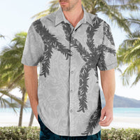 Hawaii Maile Lei Hawaiian Shirt Aloha The Grey Color LT03 - Polynesian Pride
