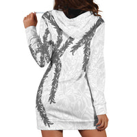 Hawaii Maile Lei Hoodie Dress Aloha The Grey Color LT03 - Polynesian Pride