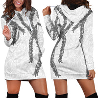 Hawaii Maile Lei Hoodie Dress Aloha The Grey Color LT03 - Polynesian Pride