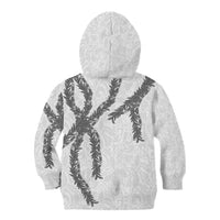 Hawaii Maile Lei Kid Hoodie Aloha The Grey Color