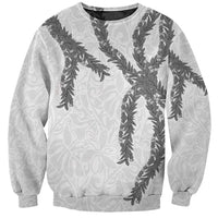 Hawaii Maile Lei Sweatshirt Aloha The Grey Color LT03 Unisex Grey - Polynesian Pride