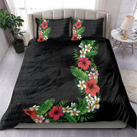 Hawaii Tropical Flowers and Leaves Bedding Set Tapa Pattern Colorful Mode LT03 - Polynesian Pride